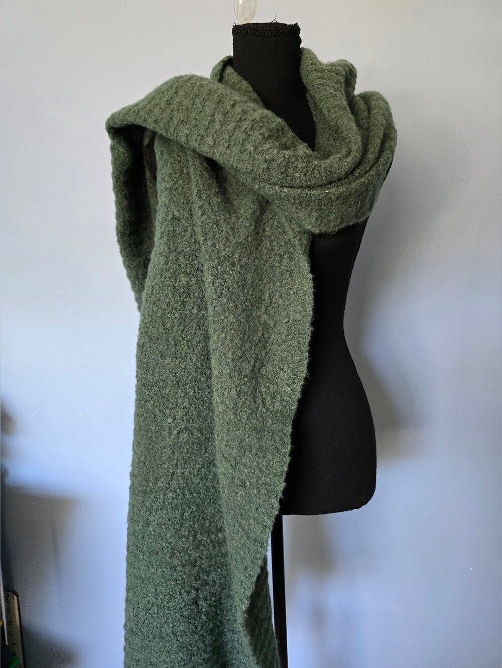 Free People Knit Green Scarf